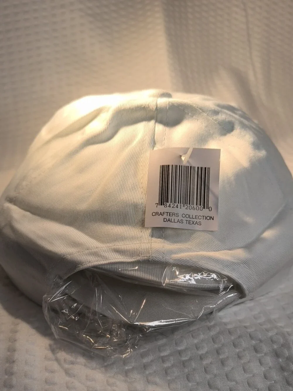 White Cotton Cap - Classic Casual Hat